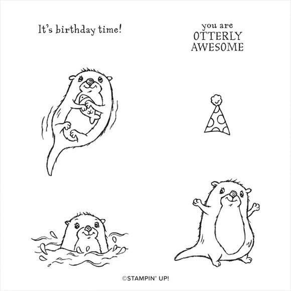 Stampin Up "Awesome Otters" Stamp Set – Birthday, Thank-you, Thanks - Picture 3 of 5